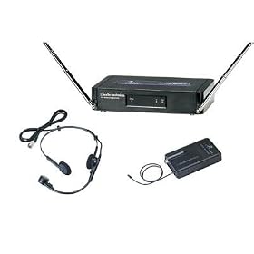 Wireless Vhf Microphone System with Headset Microphone