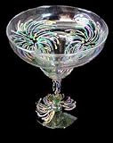 Mardi Gras Fireworks Design - Hand Painted - Margarita - 9 oz.