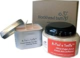 Sugar Scrub and Soy Candle Gift Set - A-Peel a Sevilla (citrus)