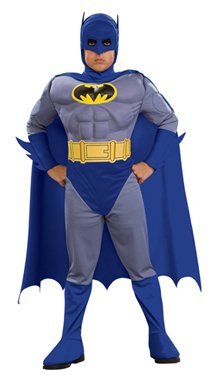 Batman Toys Kids-Batman Deluxe Muscle Chest Batman Child's Costume, Small Images