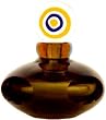 Handmade Glass Cherry Red Perfume Bottle 100% Hand Blown Art X155-2