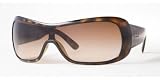 VERSACE VE 4098 108 13 HAVANA PLASTIC SHIELD SUNGLASSES by Luxottica