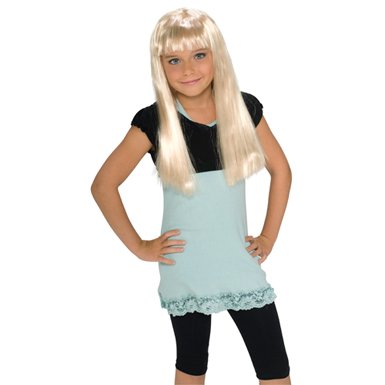 ChildS Rock Star Long Blonde Wig