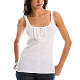 Armani Exchange Ruffle Tank