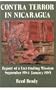 Contra Terror in Nicaragua: Report of a Fact-finding Mission: September 1984-January 1985