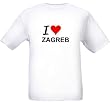 I LOVE ZAGREB - City-series - White T-shirt