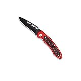 Best sale price for Folding Pocket Knife Cut Out Red. Free Shipping.