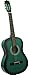 Beginner's Green 38 Inch Acoustic Guitar W/ Accessories