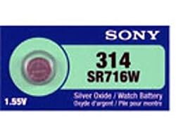 Sony 314 (SR716W) Silver Oxide Watch Battery 1.55V