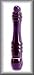 Turbo Slider 5 3/4 Inch Contoured Probe Multi-Speed Waterproof Vibrating Massager - Purple