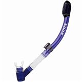Edge Aqua Dry Snorkel - Blue