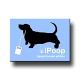 Basset Hound iPoop Fridge Magnet