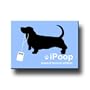 Basset Hound iPoop Fridge Magnet