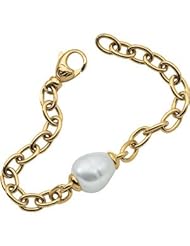 18K Yellow Gold 13.00 mm Fine Circle South Sea Cultured Pearl Bracelet