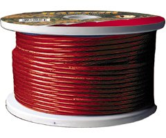 100' Red 4 Gauge Battery Cable