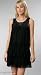 Hannah Jo Sewn-On Studded Black Dress