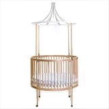 Little Miss Liberty 92-1WPP Disney's Winnie the Pooh Phraseology Round Crib Finish: Matte Ivory