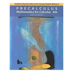 Student Solutions Manual for Stewart/Redlin/Watson's Precalculus: Mathematics for Calculus