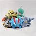 Pokemon Diamond & Pearl Powerful Plush Set Of 5