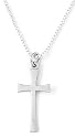 Sterling Silver Latin Cross Pendant by Bob Siemon, 18"