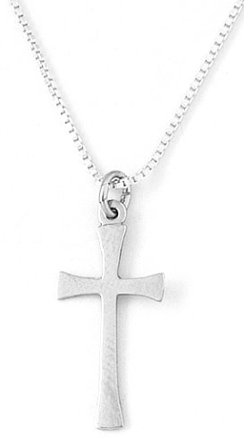 Sterling Silver Latin Cross Pendant by Bob Siemon, 18