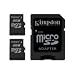 Kingston SDC/2GB-2P1A 2GB MicroSD Flash Card - Twin Pack One Adapter, 2 Piece (Black)