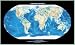 Landforms of the World Topographic Wall Map by Raven Maps, Laminated Print