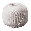 QUA46171 White Cotton 10-Ply (Medium) String in Ball, 475 Feet