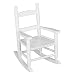 Jack-Post KN-10W Classic Child's Porch Rocker White