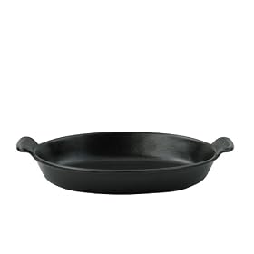LE CHASSEUR CAST IRON OVAL DISH [Matfer Bourgeat] by Matfer Bourgeat