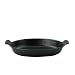 Chasseur Cast Iron Oval Gratin Dish 34 X 21 X 5cm Matt Black