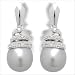 14K white gold Fresh Bella Freshwater cultured pearl earrings