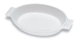 Cuisinart Chef's Classic Ceramic Bakeware 9-Inch Open Oval Baker, White