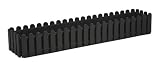 Emsa 505545 Landhaus Blumenkasten 100 cm anthrazit
