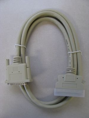 6 Ft 25-Pin DB25 Male to 50-Pin HD50 Male External SCSI Cable SCSI-DB25-HD50-06