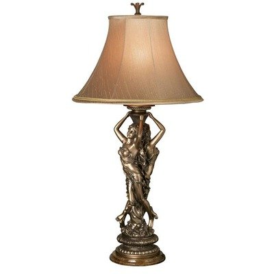 Bronze Maidens Table Lamp