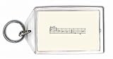 Sheet Music (Musica Antiqua) Keychain
