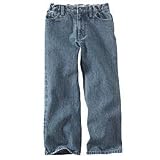 Toddler Girls' Elastic Waist Jeans by Lands' End