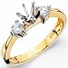 Diamond Engagement Ring, Semi-Mount Setting