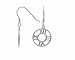 Sterling Silver Roman Numeral Disc Earrings