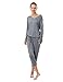 Raikou Women's Knitted Bamboo Jersey Leisure Pyjama Set 722566