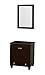 Wyndham Collection Acclaim 30 in. Single Bathroom Vanity in Espresso, No Countertop, No Sink & 24 in. Mirror