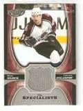 2005-06 UD Powerplay Specialists #TSMH Milan Hejduk - Colorado Avalanche (Piece of Authentic Jersey) (Hockey Cards)