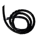 Pc Arena Spiral Binding - Black Cable Tidy Wrap 12mm X 5m
