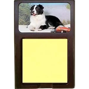 Border Collie Sticky Note Holder