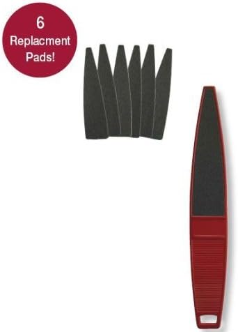 Debra Lynn Professional Disposable Foot File with 6 Replacement Pads