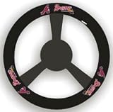 Atlanta Braves Leather Steering Wheel Cover