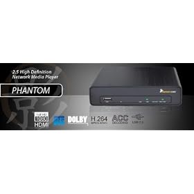 Hornettek Phantom MP-2020 1080P HDMI 2.5-Inch HDD Media Player