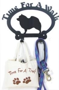 Dog Leash Hook - Keeshond (Time for a Walk)