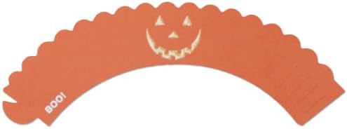 EuroQuest Imports Deco Cupcake Wraps with Jack-O-Lantern Design, 12-Pack